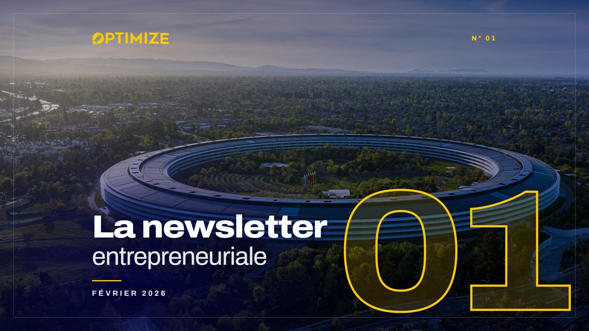 Couverture de la newsletter entrepreneuriale n° 1, février 2026