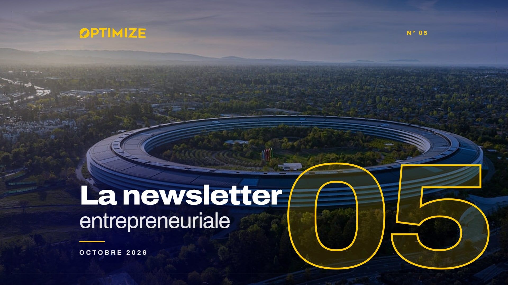 Couverture de la newsletter entrepreneuriale n° 5, octobre 2026